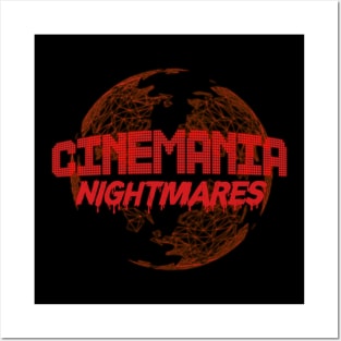 Cinemania Nightmares Logo T-Shirt Posters and Art